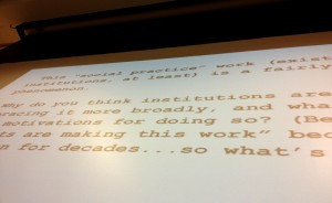 #OE2013 panel query slide